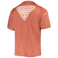 Men's Columbia Texas Orange Longhorns Terminal Tackle Omni-Shade T-Shirt