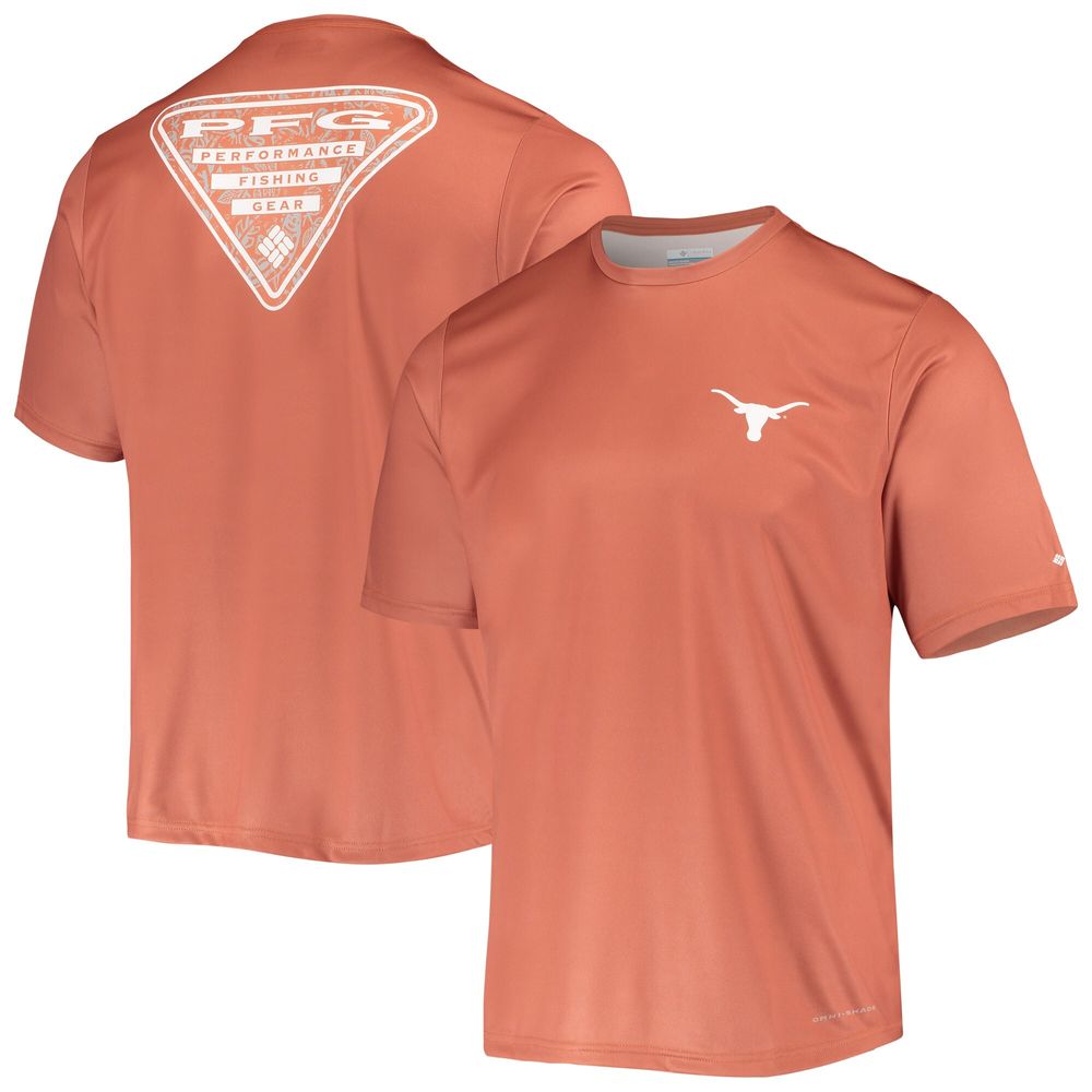 Columbia Men's Columbia Texas Orange Longhorns Terminal Tackle Omni-Shade  T-Shirt