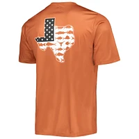T-shirt Columbia Texas Longhorns Terminal Tackle Omni-Shade pour homme