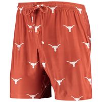 Men's Concepts Sport Texas Orange Longhorns Flagship Allover Print Jam Shorts