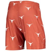 Men's Concepts Sport Texas Orange Longhorns Flagship Allover Print Jam Shorts