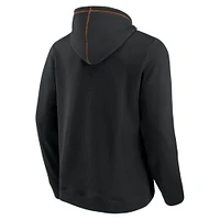 Men's Fanatics Black Texas Longhorns Toppler Fleece Pullover Hoodie