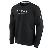 Men's Fanatics Black Texas Longhorns Unlimited Pullover Sweatshirt