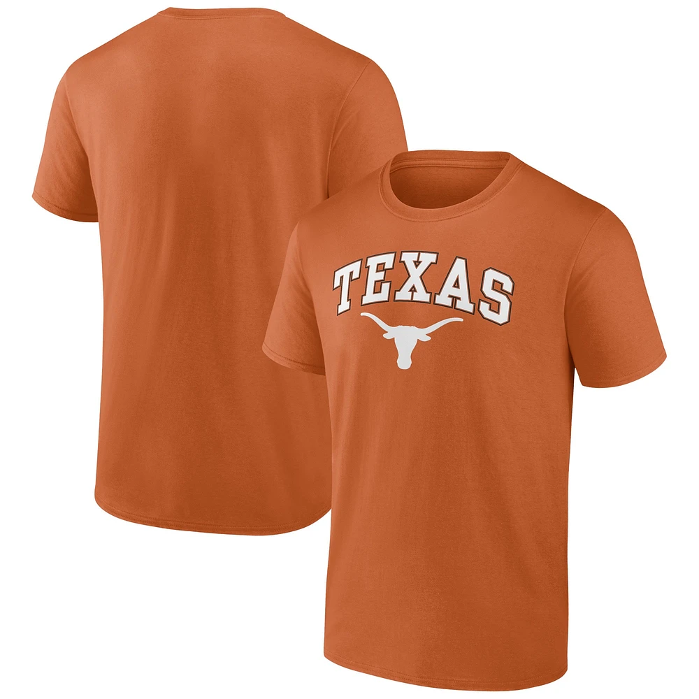 Men's Fanatics Burnt Orange Texas Longhorns Campus T-Shirt