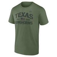 Men's Fanatics  Olive Texas Longhorns Boot Camp Solid T-Shirt