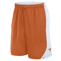 Men's Fanatics Texas Orange/White Longhorns Strength Unleashed Shorts
