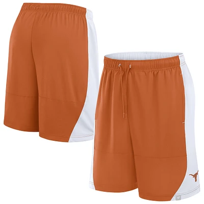 Men's Fanatics Texas Orange/White Longhorns Strength Unleashed Shorts