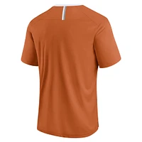 T-shirt orange Texas Longhorns Defender Fade Slant pour homme Fanatics