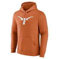 Men's Fanatics Texas Orange Longhorns Evergreen Fleece Pullover Hoodie