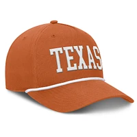 Men's Fanatics Texas Orange Texas Longhorns Foul Ball Rope Adjustable Hat