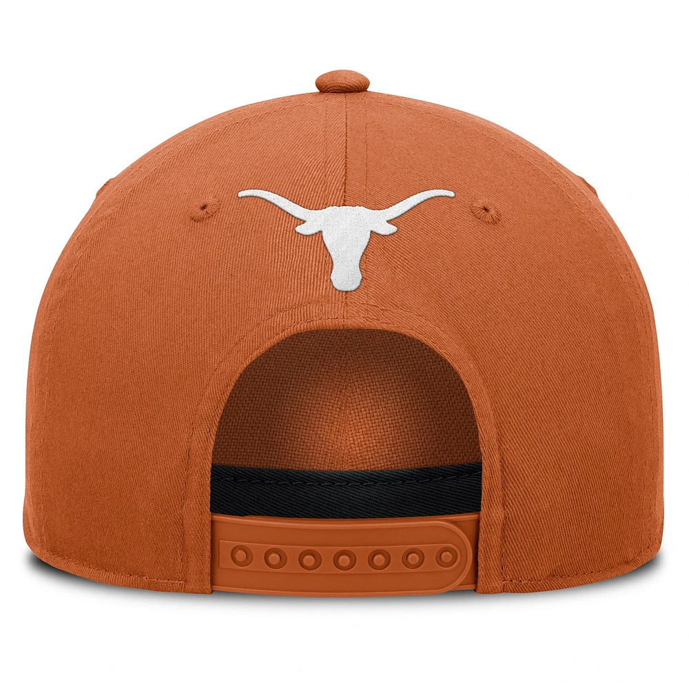 Men's Fanatics Texas Orange Texas Longhorns Foul Ball Rope Adjustable Hat