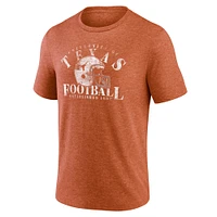 Men's Fanatics Texas Orange Longhorns Hometown Tri-Blend T-Shirt