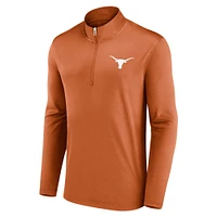 Men's Fanatics Texas Orange Longhorns Underdog Mindset Quarter-Zip Top