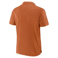 Polo à rayures Victory Calls Orange Texas Longhorns Fanatics pour homme