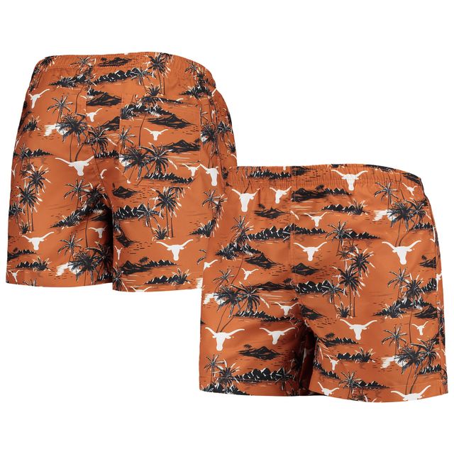 Maillot de bain FOCO Texas Orange Longhorns Island Palm pour hommes