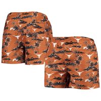 Men's FOCO Texas Orange Longhorns Island Palm Swim Trunks