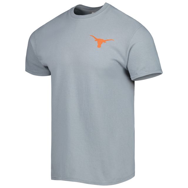 T-shirt gris avec drapeau hyperlocal des Texas Longhorns pour hommes