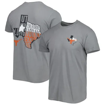 Texas Longhorns Hyperlocal State T-Shirt - Gray