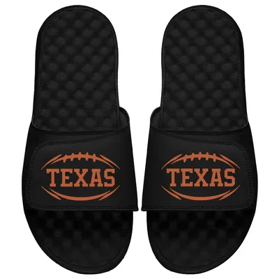 Texas Longhorns ISlide Football Logo Slide Sandals - Black