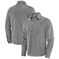 Men's J. Palmer Black Texas Longhorns Dual Threat Long Sleeve Button-Up Shirt