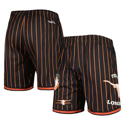 Texas Longhorns Mitchell & Ness City Collection Mesh Shorts - Black