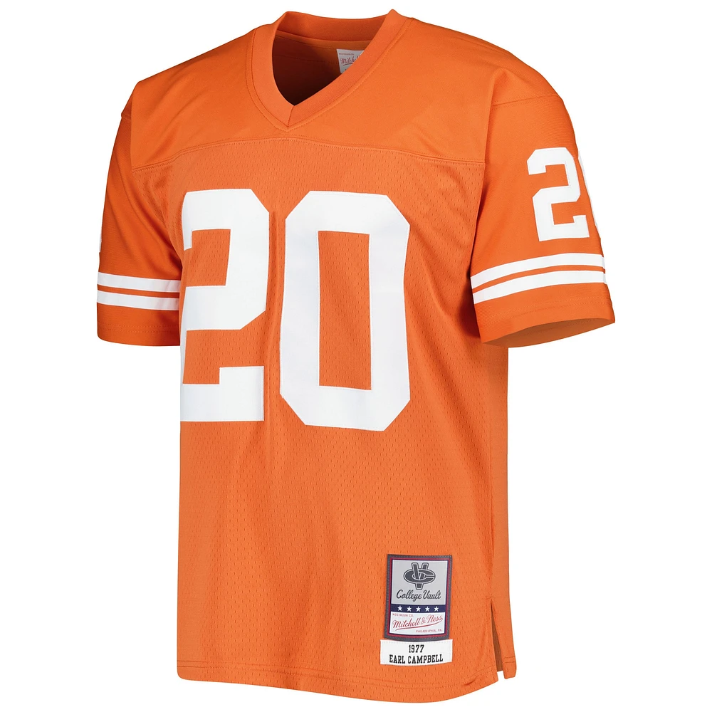 Men's Mitchell & Ness Earl Campbell Texas Orange Longhorns Throwback Jersey