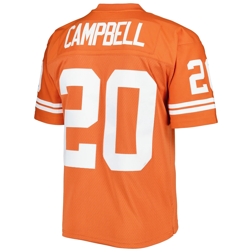 Men's Mitchell & Ness Earl Campbell Texas Orange Longhorns Throwback Jersey