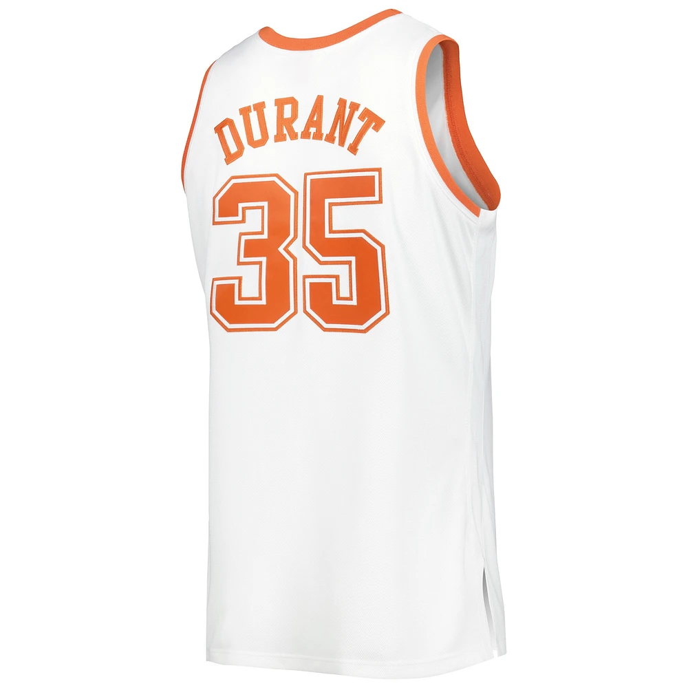 Maillot rétro Mitchell & Ness Kevin Durant pour homme, blanc, Texas Longhorns 2006/07