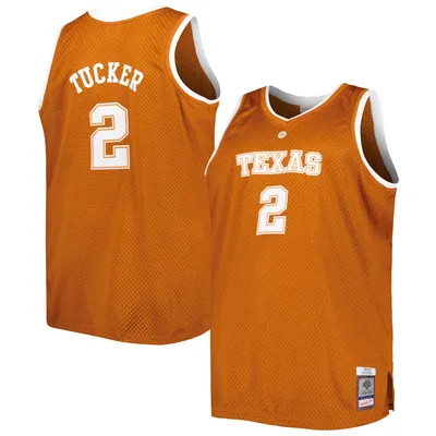 Men's Mitchell & Ness PJ Tucker Texas Orange Longhorns Big Tall Swingman Jersey