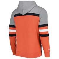 Men's Mitchell & Ness Texas Orange Longhorns Head Coach Pullover Hoodie