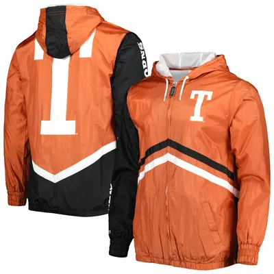 Men's Mitchell & Ness Texas Orange Longhorns Undeniable Full-Zip Windbreaker Jacket