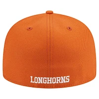 Casquette ajustée 59FIFTY Texas Longhorns orange brûlé New Era pour homme