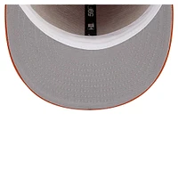 Casquette ajustée 59FIFTY Texas Longhorns orange brûlé New Era pour homme