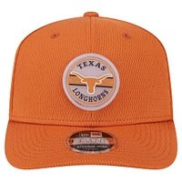 Men's New Era Burnt Orange Texas Longhorns Patched 9SEVENTY Stretch-Snap Adjustable Hat