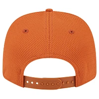 Men's New Era Burnt Orange Texas Longhorns Patched 9SEVENTY Stretch-Snap Adjustable Hat