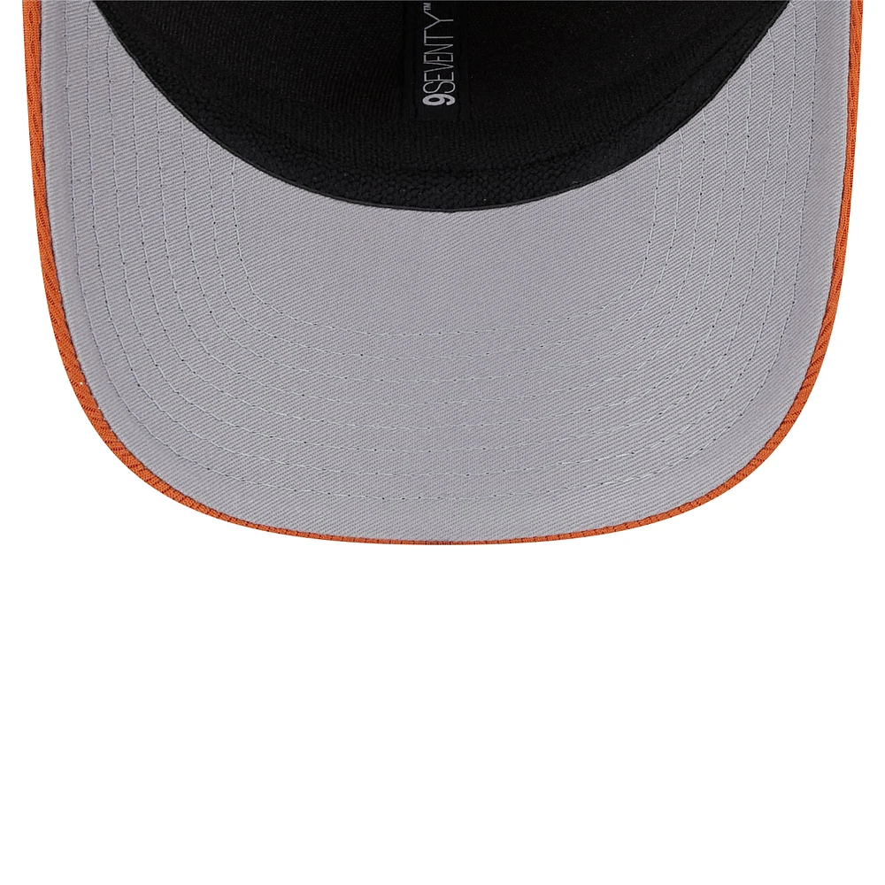 Men's New Era Burnt Orange Texas Longhorns Patched 9SEVENTY Stretch-Snap Adjustable Hat