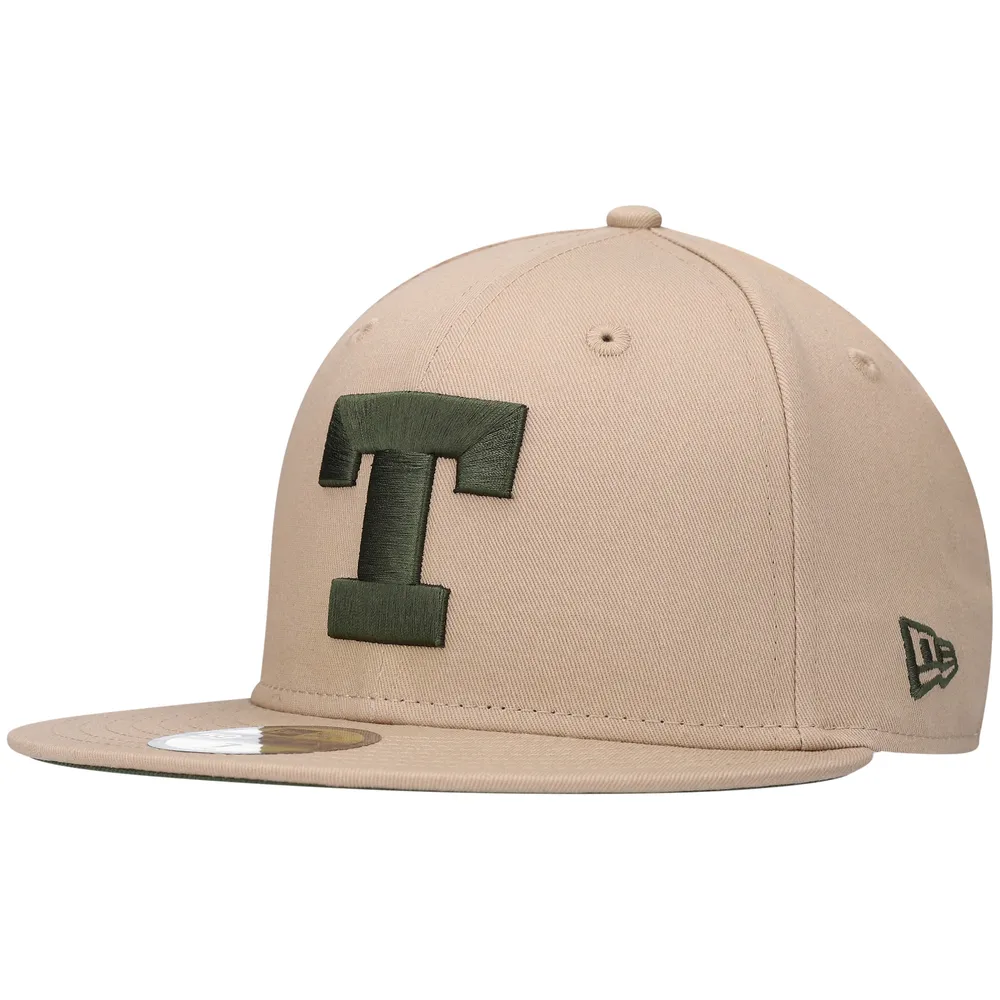 Lids Texas Rangers New Era 59FIFTY Fitted Hat - Khaki