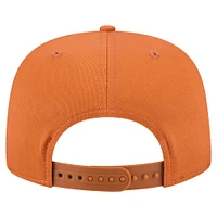Men's New Era Texas Orange Texas Longhorns Adventure Team Text Golfer Snapback Hat