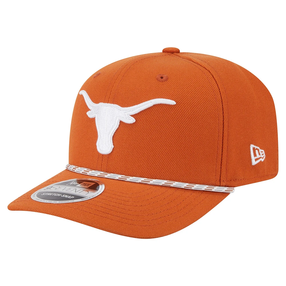 Men's New Era Texas Orange Texas Longhorns Gameday Multi-Rope 9SEVENTY Stretch-Snap Hat