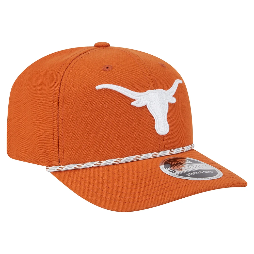 Men's New Era Texas Orange Texas Longhorns Gameday Multi-Rope 9SEVENTY Stretch-Snap Hat