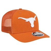 Casquette camionneur extensible à boutons-pression Texas Longhorns Primary 9SEVENTY de New Era pour homme, orange