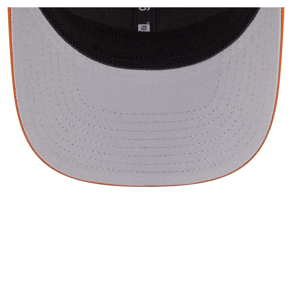 Casquette camionneur extensible à boutons-pression Texas Longhorns Primary 9SEVENTY de New Era pour homme, orange