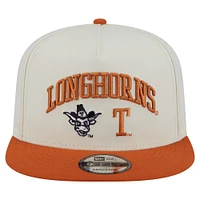 Casquette à visière plate New Era blanche Texas Longhorns 9FIFTY pour homme