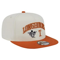 Casquette à visière plate New Era blanche Texas Longhorns 9FIFTY pour homme