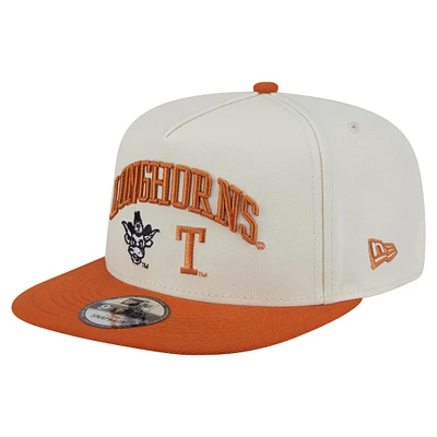 Casquette à visière plate New Era blanche Texas Longhorns 9FIFTY pour homme