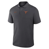 Polo Nike Anthracite Texas Longhorns Primetime Victory pour homme avec logo principal