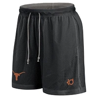 Men's Nike Black/Heather Gray Texas Longhorns Player Reversible Shorts