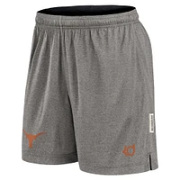 Men's Nike Black/Heather Gray Texas Longhorns Player Reversible Shorts