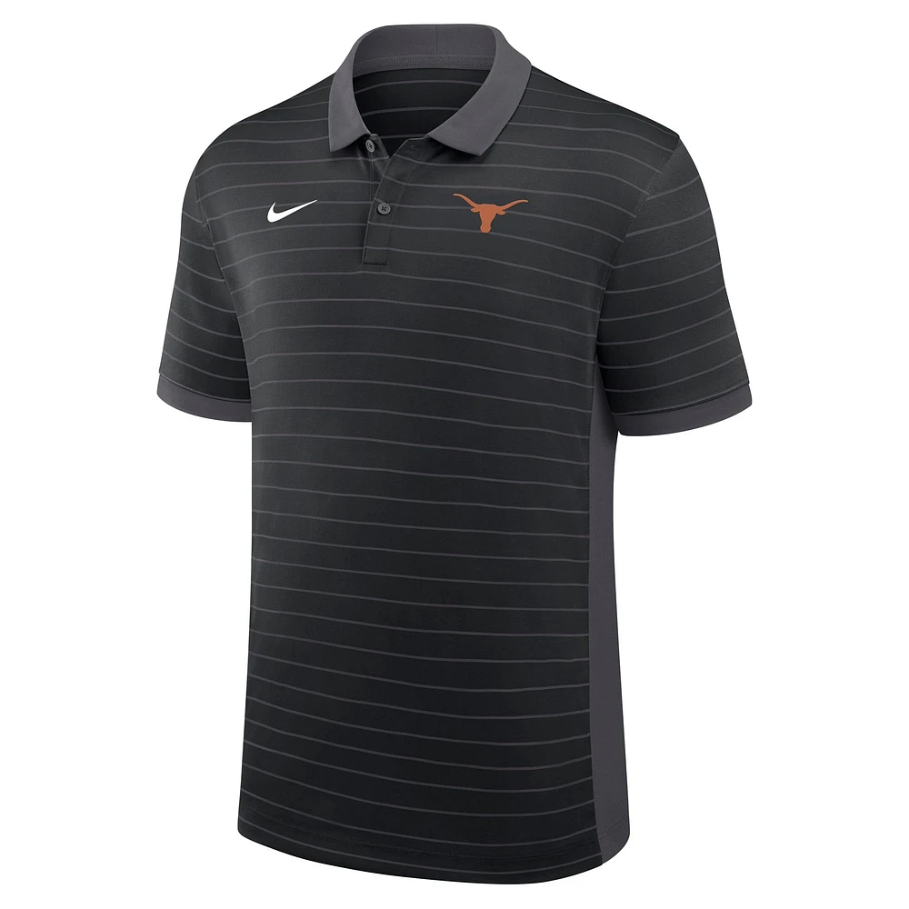 Men's Nike Texas Longhorns 2025 Early Season Coaches Sideline Victory Stripe Performance Polo
