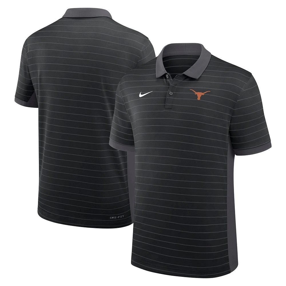 Men's Nike Texas Longhorns 2025 Early Season Coaches Sideline Victory Stripe Performance Polo